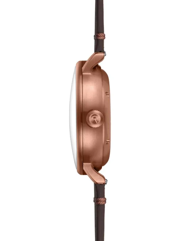 STERNGLAS Herrenuhren | Damenuhren-NAOS Automatik Bronze Alabaster 38mm Band Vintage mokka S02-NA42-VI17