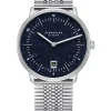 STERNGLAS Herrenuhren | Damenuhren-NAOS Edition Aventurin dunkelblau Band SuperSlim S01-NAN40-ME08