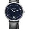 STERNGLAS Herrenuhren | Damenuhren-NAOS Edition Aventurin dunkelblau Band Bridle schwarz S01-NAN40-BR02