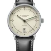 STERNGLAS Herrenuhren | Damenuhren-NAOS PRO Automatik alabaster Band Bridle schwarz S02-NP26-BR02