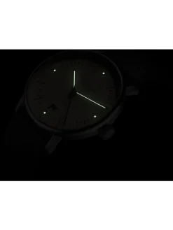 STERNGLAS Herrenuhren | Damenuhren-NAOS PRO Automatik alabaster Band Bridle schwarz S02-NP26-BR02