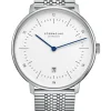 STERNGLAS Herrenuhren-NAOS XL 42mm weiß Super Slim S01-NX01-ME08