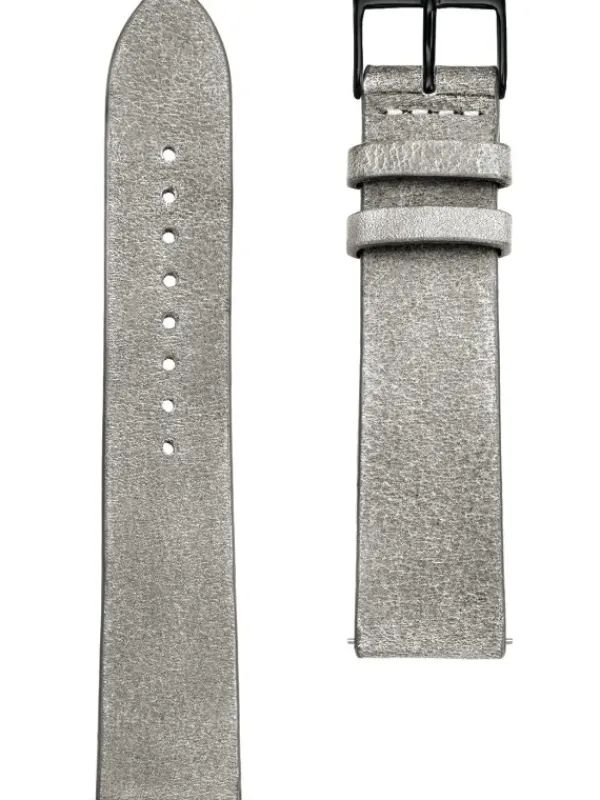 STERNGLAS Uhrenarmbänder | Zubehör-Vintage 20 mm beton, schwarz mattiert S03-VI21