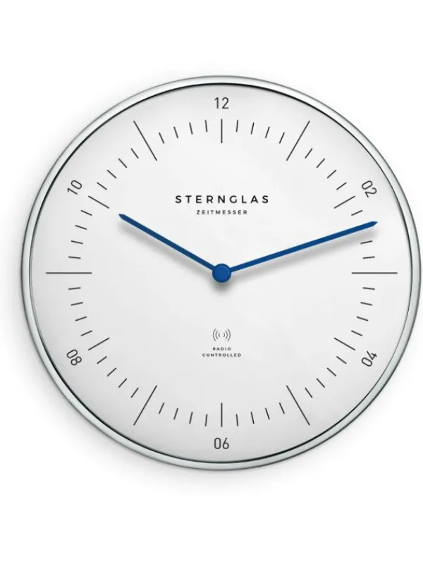 STERNGLAS Wecker + Co. | Wanduhren-Wanduhr NAOS 30cm weiß FUNK S14-008