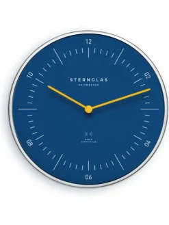 STERNGLAS Wecker + Co. | Wanduhren-Wanduhr NAOS 30cm blau FUNK S14-010