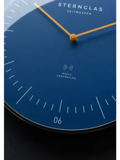 STERNGLAS Wecker + Co. | Wanduhren-Wanduhr NAOS 30cm blau FUNK S14-010