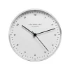 STERNGLAS Wecker + Co. | Wanduhren-Wanduhr ZIRKEL weiß S14-001