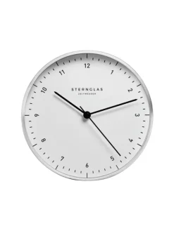 STERNGLAS Wecker + Co. | Wanduhren-Wanduhr ZIRKEL weiß S14-001
