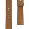 STERNGLAS Zubehör-Wildleder 20mm braun silber Schließe goldf. poliert S03-WL02