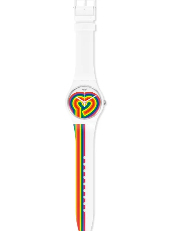 SWATCH Damenuhren-BEATING LOVE SUOW171