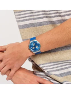 SWATCH Herrenuhren | Damenuhren-BLUE IS ALL YVS485