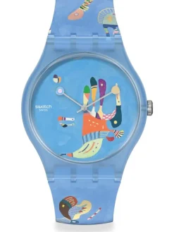 SWATCH Herrenuhren | Damenuhren-BLUE SKY, BY VASSILY KANDINSKY SUOZ342