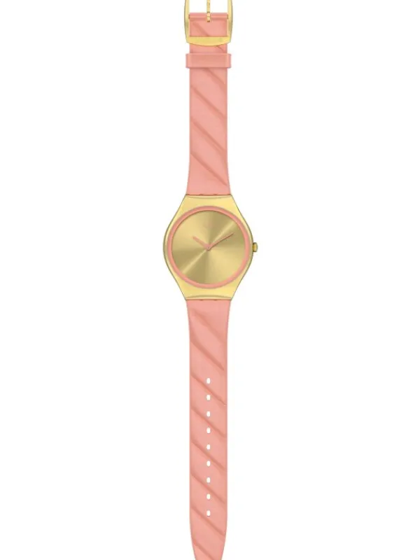 SWATCH Damenuhren-BLUSH QUILTED SYXG114
