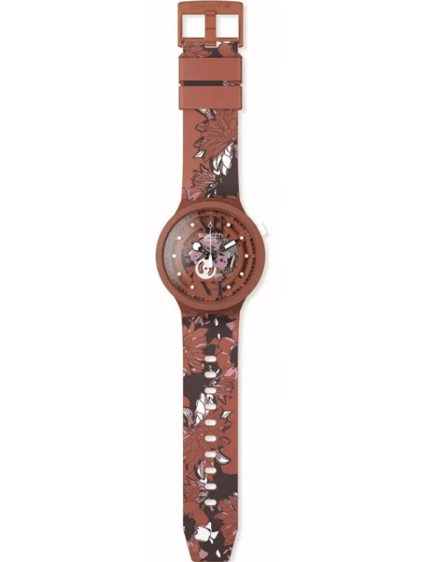 SWATCH Herrenuhren | Damenuhren-CAMOFLOWER COTTON SB05C100
