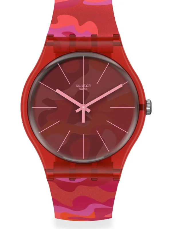 SWATCH Damenuhren-CAMOUFLASH SUOR116
