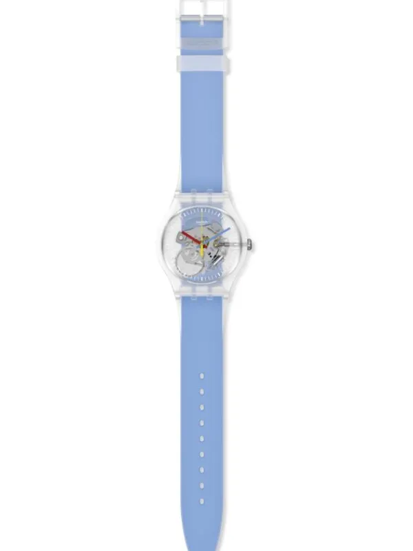 SWATCH Herrenuhren | Damenuhren-CLEARLY BLUE STRIPED SUOK156