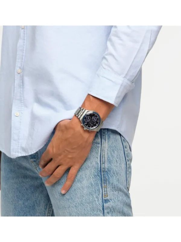 SWATCH Herrenuhren-COBALT LAGOON YVS496G