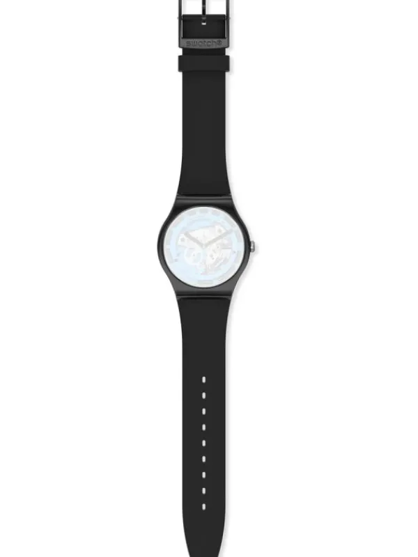 SWATCH Uhrenarmbänder | Zubehör-Ersatzband f. ASUOB187 - BLUE ANATOMY / SILICONE STRAP ASUOB187