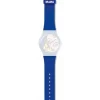 SWATCH Uhrenarmbänder-Ersatzband f. ASUOZ352 - GIRL BY ROY LICHTENSTEIN / SIL ASUOZ352