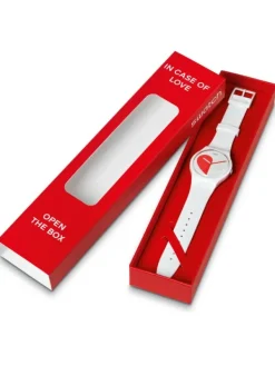 SWATCH Herrenuhren | Damenuhren-HALF <3 RED SO29Z113