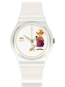 SWATCH Damenuhren-HOW MAJESTIC GZ711