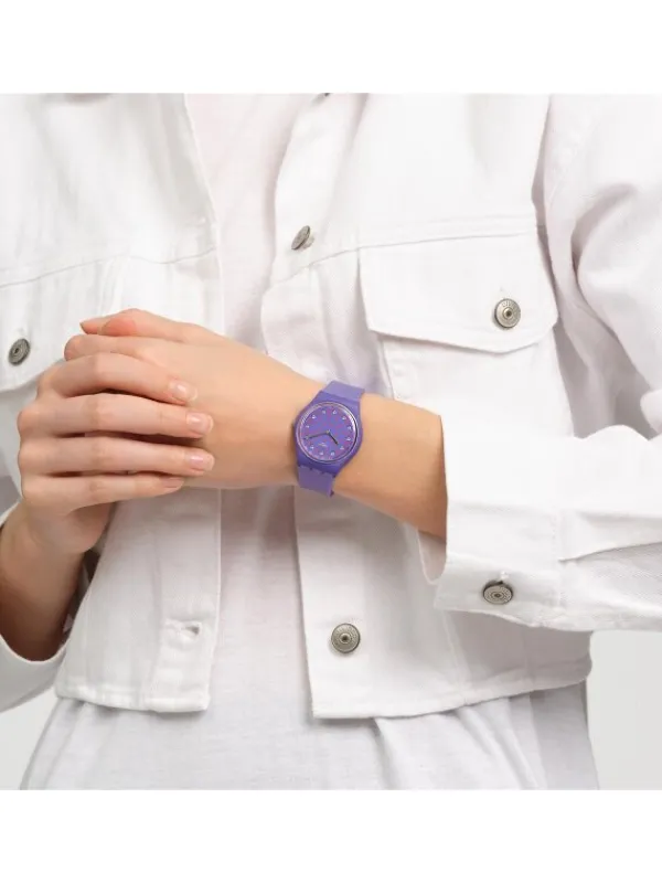 SWATCH Damenuhren-PERFECT PLUM SO31V100