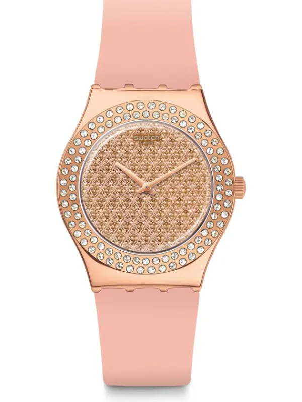 SWATCH Damenuhren-PINK CONFUSION YLG140