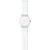 SWATCH Uhrenarmbänder-POLAWHITE / SILICONE STRAP ASUOK713