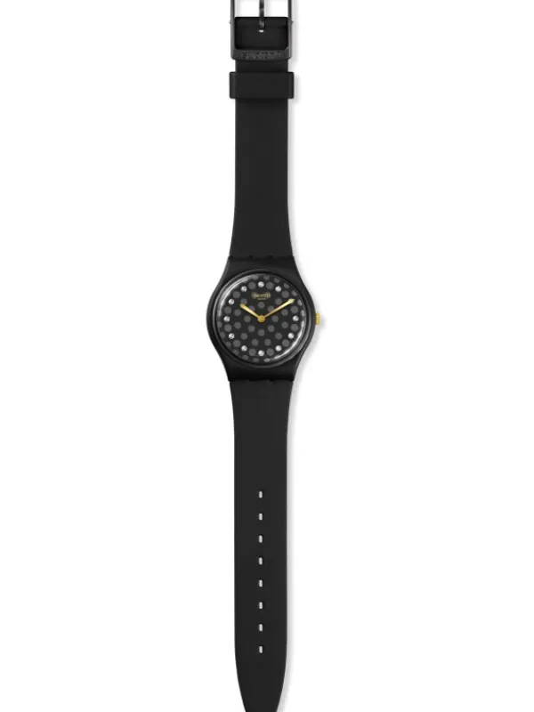 SWATCH Damenuhren-SPARKLE NIGHT SO31B102