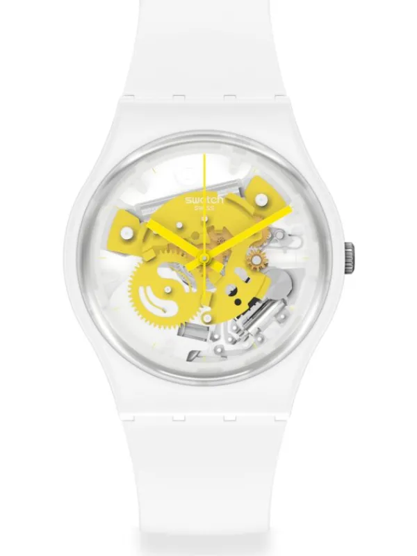 SWATCH Herrenuhren | Damenuhren-TIME TO YELLOW SMALL SO31W105