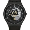 SWATCH Herrenuhren-WHITE SIDE SS07B101
