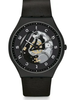 SWATCH Herrenuhren-WHITE SIDE SS07B101