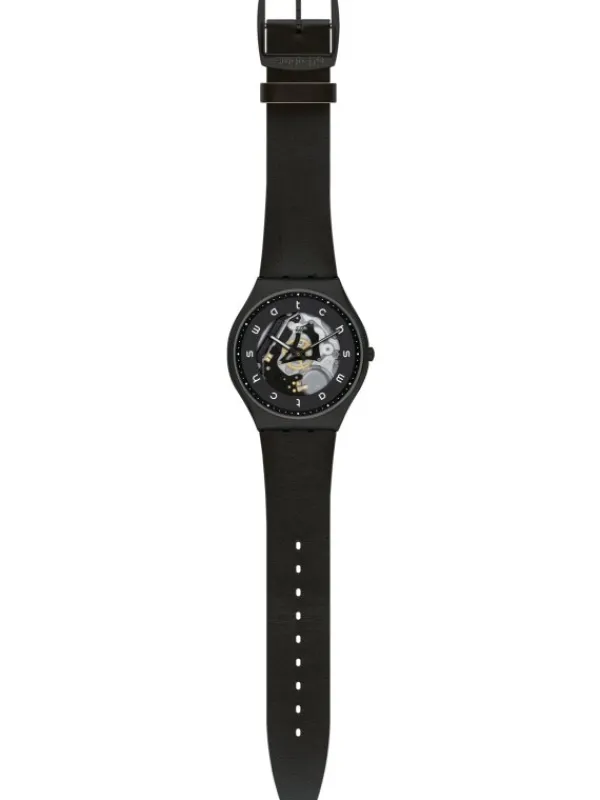 SWATCH Herrenuhren-WHITE SIDE SS07B101