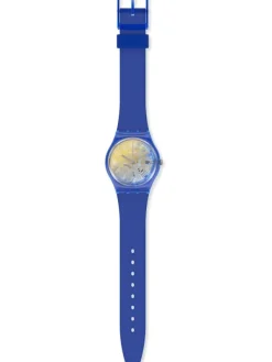 SWATCH Damenuhren-YELLOW DISCO FEVER GN278