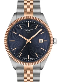 TISSOT Herrenuhren-BALLADE 40 mm blau bicolor T156.410.22.041.00