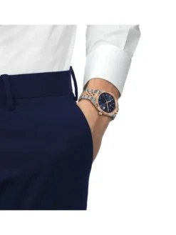 TISSOT Herrenuhren-BALLADE 40 mm blau bicolor T156.410.22.041.00
