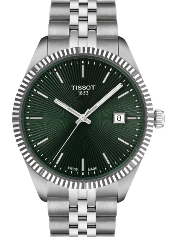 TISSOT Herrenuhren-Ballade 40 mm Grün T156.410.11.091.00