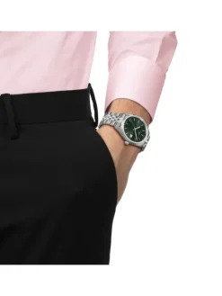 TISSOT Herrenuhren-Ballade 40 mm Grün T156.410.11.091.00