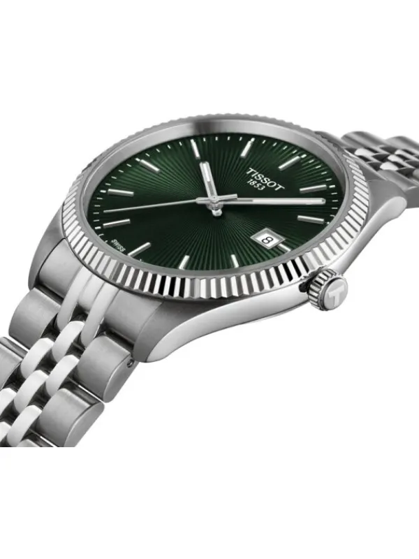 TISSOT Herrenuhren-Ballade 40 mm Grün T156.410.11.091.00