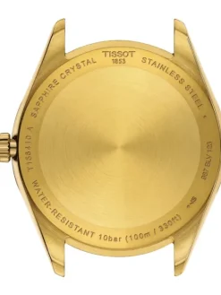 TISSOT Herrenuhren-BALLADE 40 mm schwarz goldf. T156.410.33.051.00