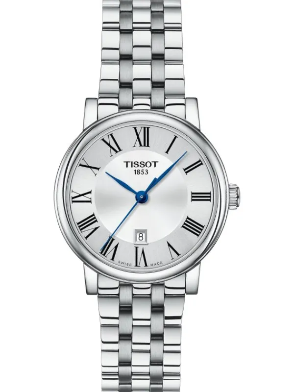 TISSOT Damenuhren-CARSON Premium Quartz, Lady, Metallarmband T122.210.11.033.00