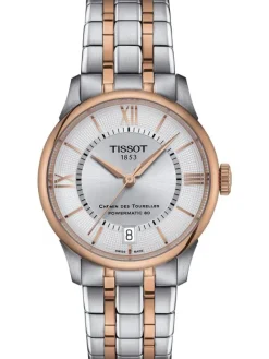 TISSOT Damenuhren-Chemin des Tourelles Powermatic 80 34 mm T139.207.22.038.00