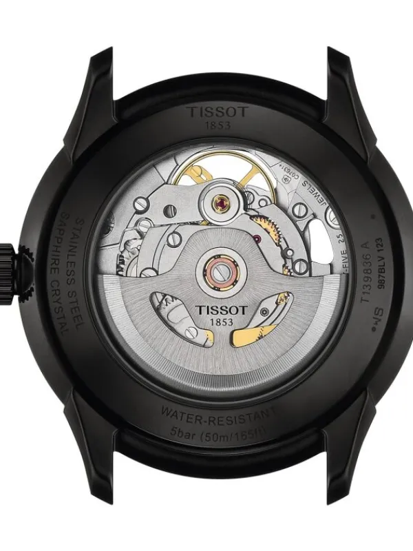 TISSOT Herrenuhren-Chemin Des Tourelles Skeleton schwarz T139.836.36.441.00