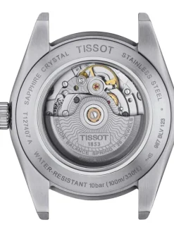 TISSOT Herrenuhren-GENTLEMAN Powermatic Hellblau T127.407.11.351.00