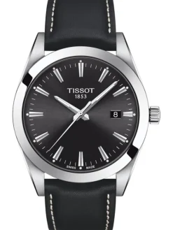 TISSOT Herrenuhren-GENTLEMAN schwarz T127.410.16.051.00