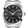 TISSOT Herrenuhren-GENTLEMAN schwarz Gliederarmband T127.407.11.051.00