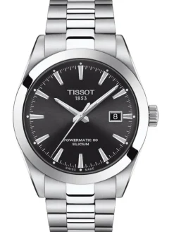 TISSOT Herrenuhren-GENTLEMAN schwarz Gliederarmband T127.407.11.051.00