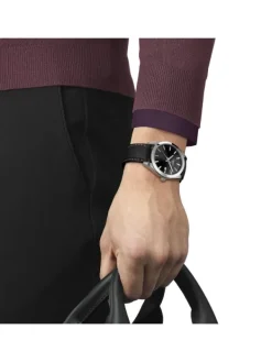 TISSOT Herrenuhren-GENTLEMAN schwarz T127.410.16.051.00