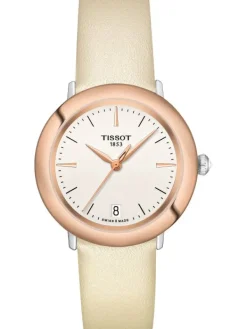TISSOT Damenuhren-GLENDORA/LR/Q/ORR18/CUIR BEIGE T929.210.46.261.00