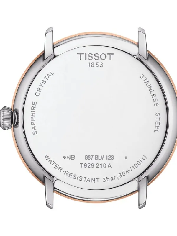 TISSOT Damenuhren-GLENDORA/LR/Q/ORR18/CUIR NOIR/ T929.210.46.051.00